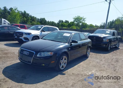 2006 Audi A4 2.0T from USA, damaged, VIN WAUDF78EX6A207651